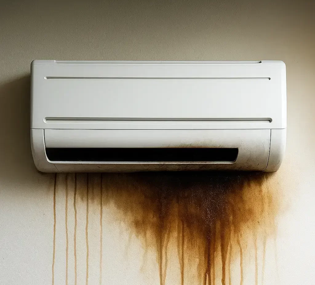 چرا کولرگازی آب می‌دهد