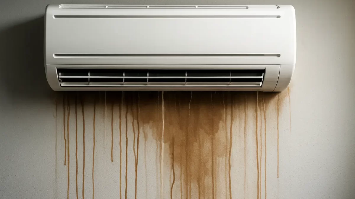 چرا کولرگازی آب می‌دهد