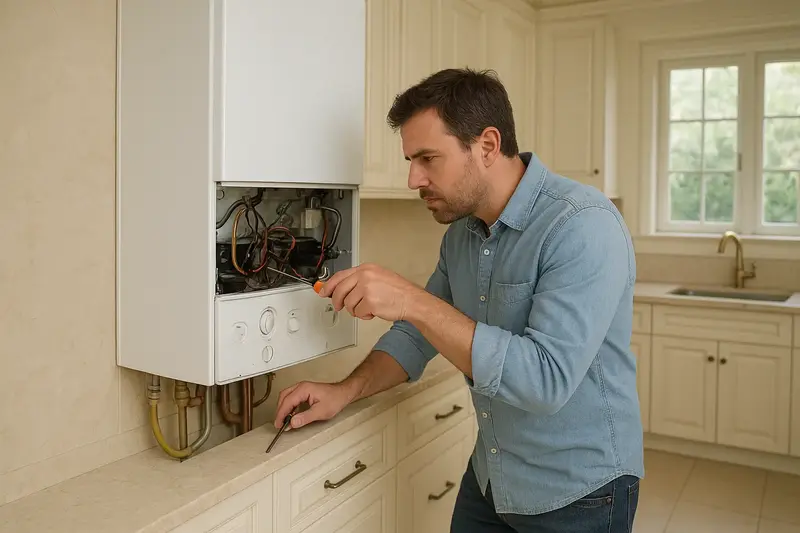 چرا پکیج روشن میشه ولی آب گرم نمیشه