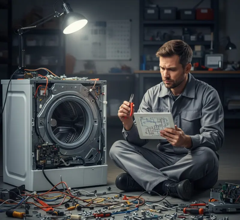 هزینه تعمیر لباسشویی