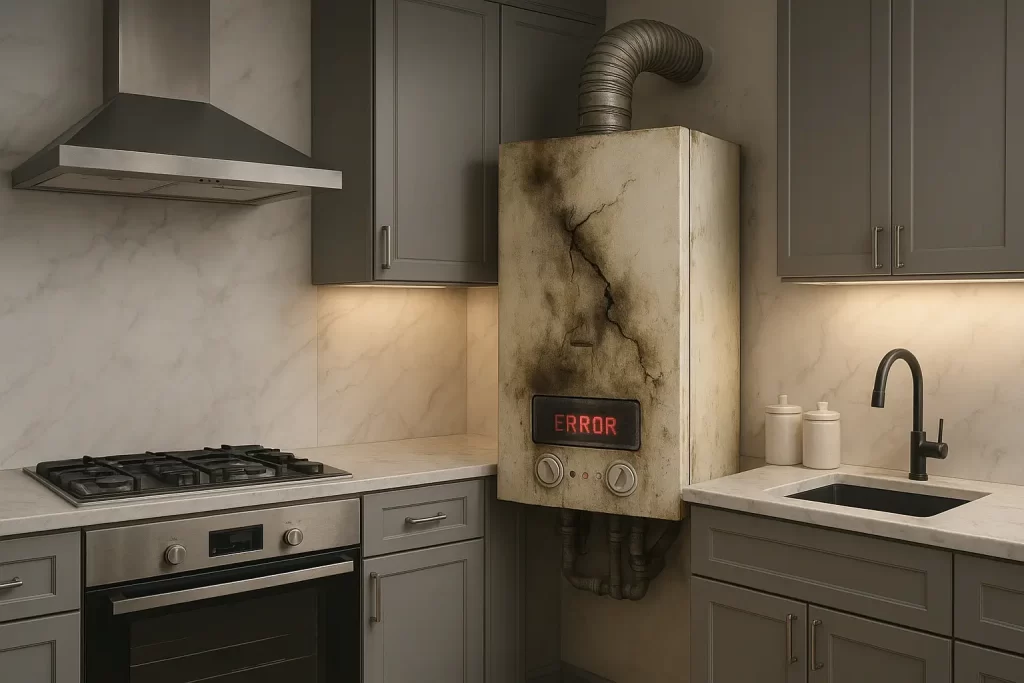 چرا پکیج دیواری مدام روشن و خاموش می‌شود؟