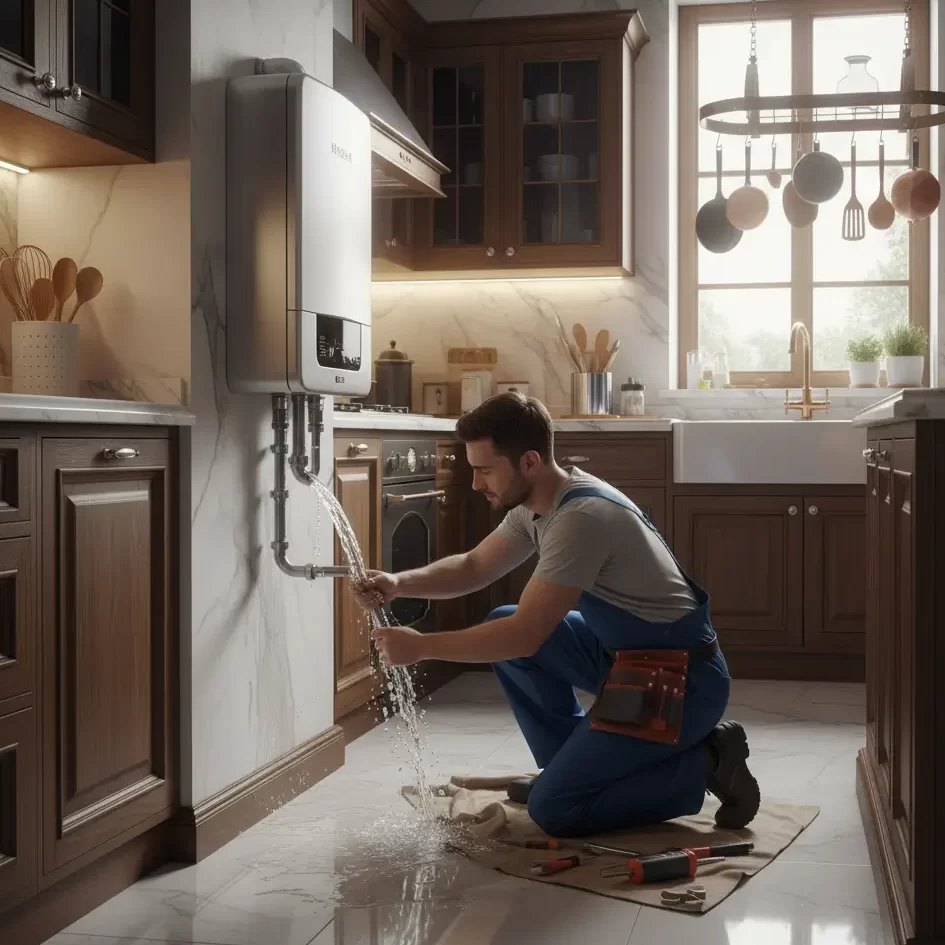 تعمیر نشتی پکیج