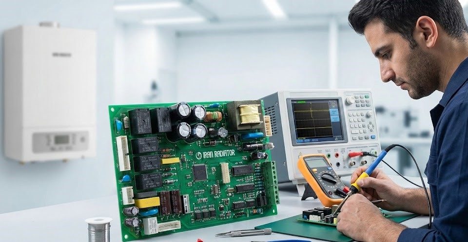 علایم خرابی برد الکترونیک پکیج ایران رادیاتور