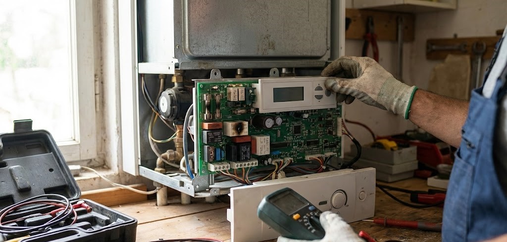 علائم خرابی برد پکیج ایران رادیاتور