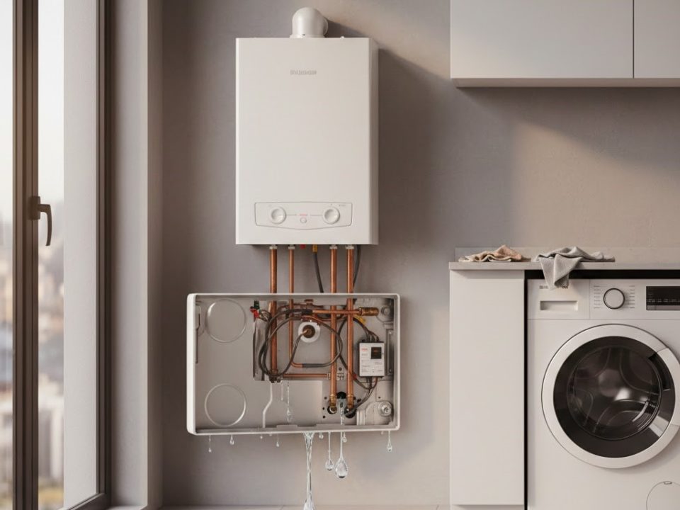 تشخیص نشتی آب از زیر پکیج ایران رادیاتور