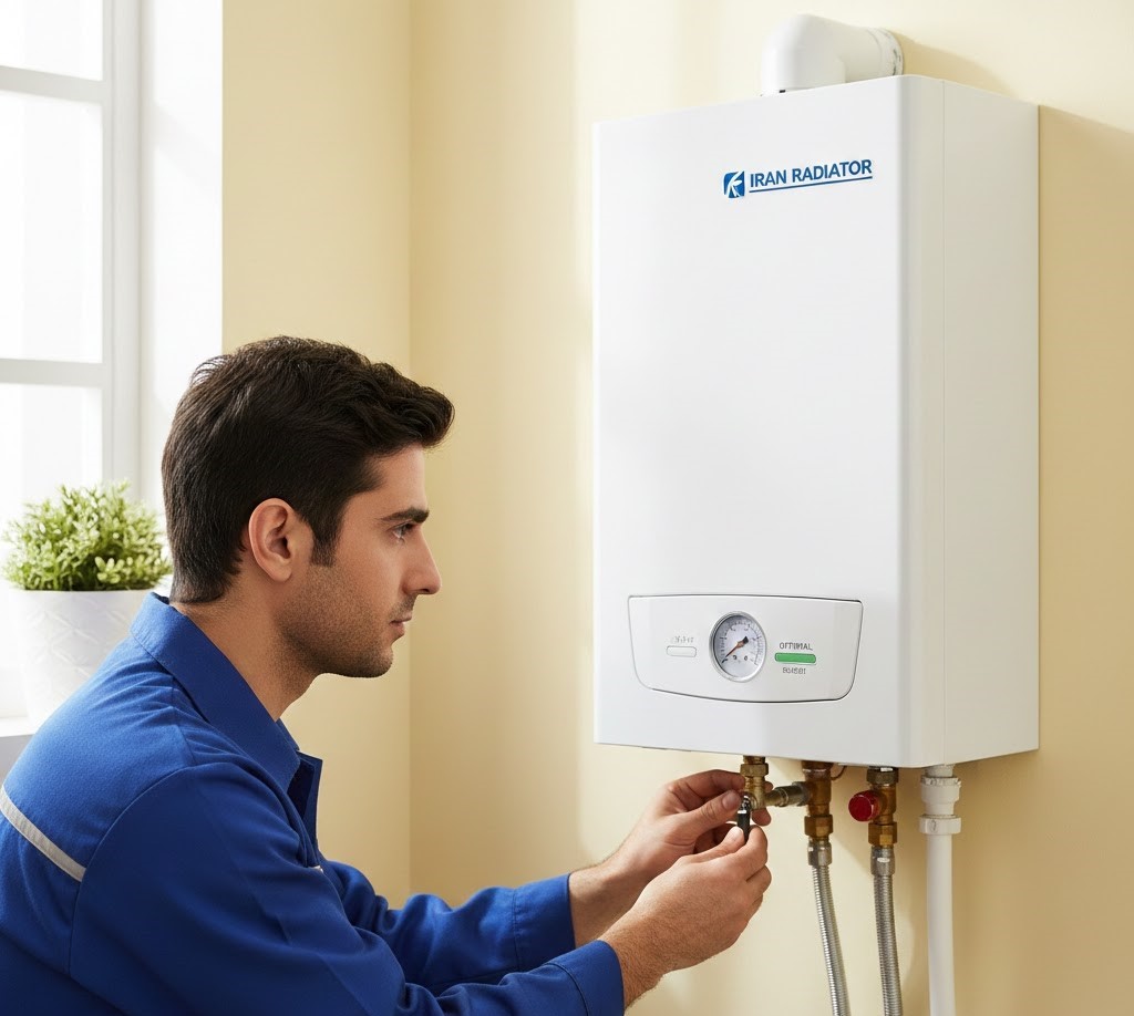 نتظیم فشار پکیج ایران رادیاتور مدل اکو