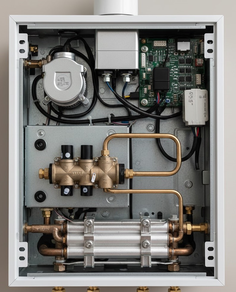 امکانات و سیستم‌های ایمنی پیشرفته در پکیج ایران رادیاتور سری اکو (ECO)