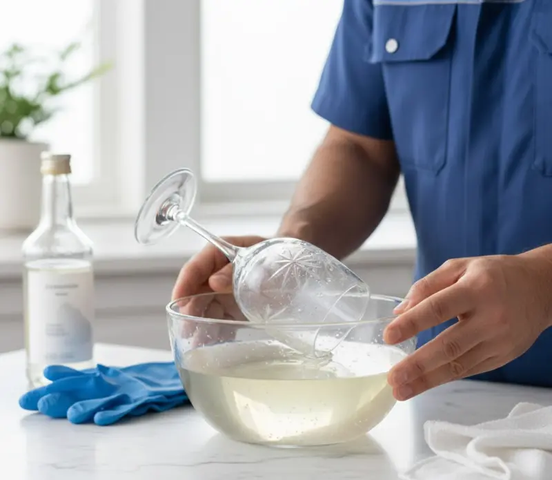 تست سرکه برای لکه ظروف شیشه ای