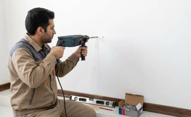 نصب یونیت داخلی کولر گازی