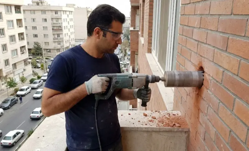 سوراخکاری دیوار