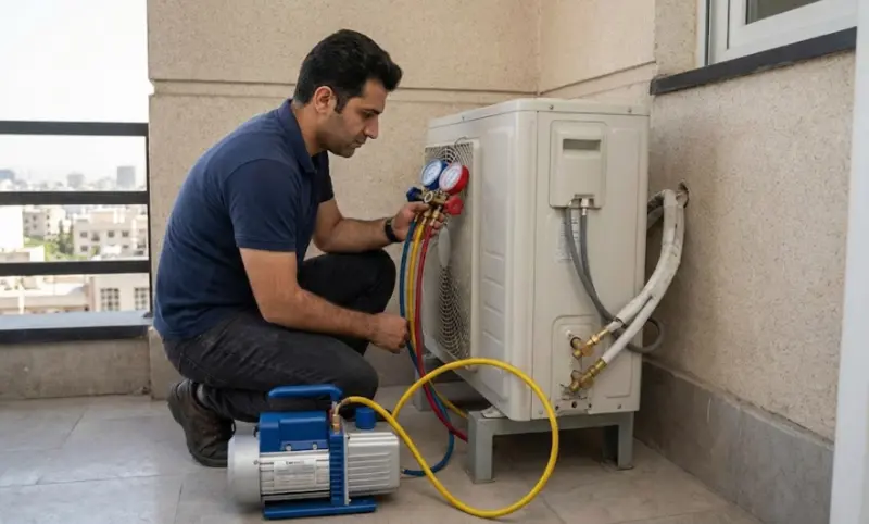 تنظیم گاز کولر گازی